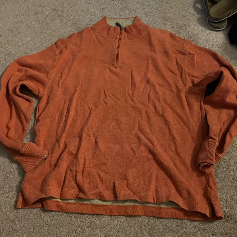 Joseph a‎ bank large orange pullover